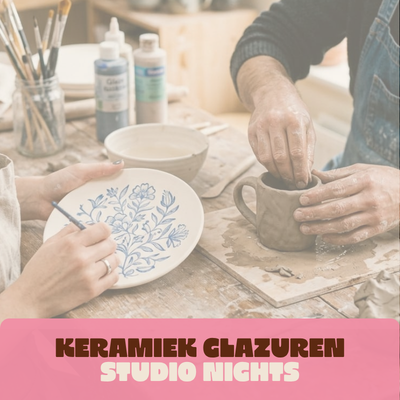 Workshop keramiek beschilderen | september 2026 | ceramic studio nights